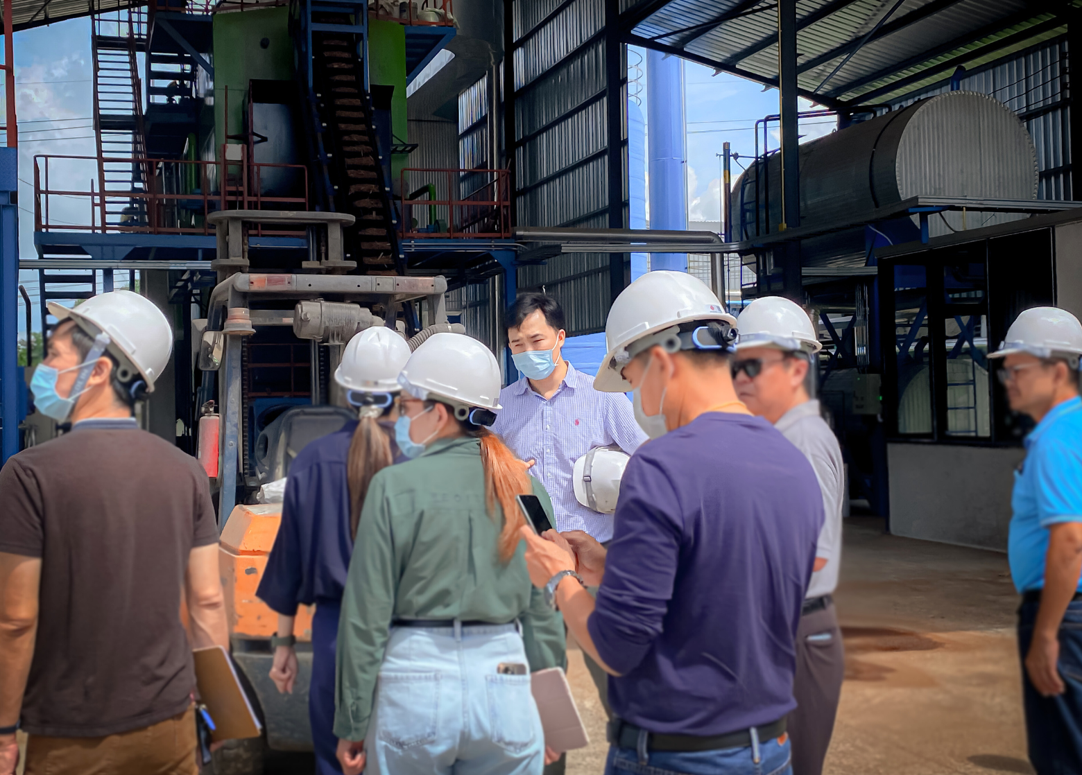 “คุณพิพัฒน์ สุวรรณานนท์” ต้อนรับคณะตัวแทนภาคอุตสาหกรรม – เยี่ยมชมบอยเลอร์ชีวมวล ขนาด 10 ตัน