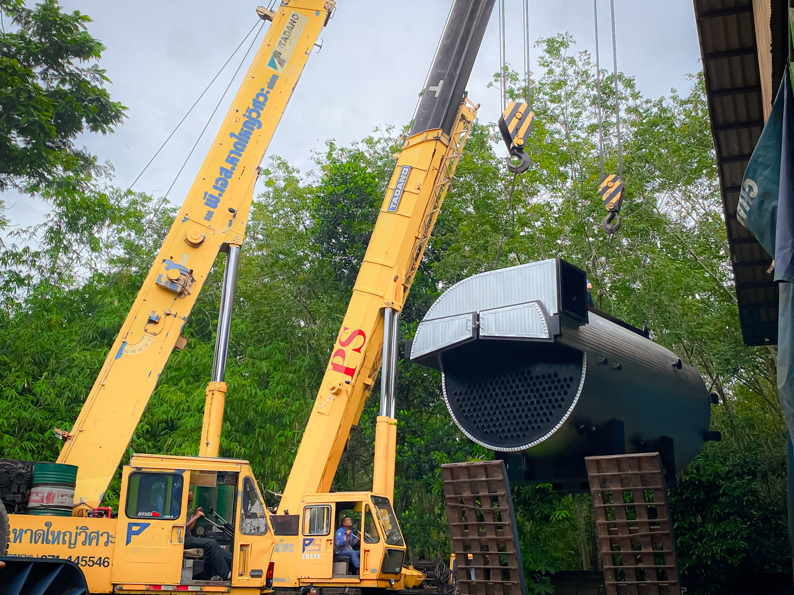 การขนส่งบอยเลอร์ชีวมวล ขนาด 8 ตัน – อีกหนึ่งก้าวของระบบพลังงานสะอาด